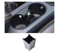 HYUOIND Compatible avec Ford Ranger Wildtrak 2018-2022, boîte de Rangement for Porte-gobelet de Console Centrale de Voiture en TPE Noir, Accessoires d'intérieur de Voiture(Style B)