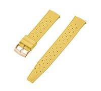 HYUOIND Compatible avec les bracelets en caoutchouc FKM 18 mm 19 mm 20 mm 21 mm 22 mm 23 mm 24 mm Quick Release Perfect Fit Flat End Bracelet de montre universel, 20mm, Acétate, Sans pierres