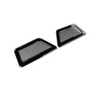 HYUOIND Couvercle Anti-poussière for Grille d'aération arrière de Voiture, Compatible avec BMW IX 40 50 M60 2022-2024, en Acier Inoxydable argenté(Black)