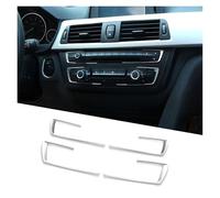 HYUOIND Garniture De Console De Tableau De Bord Chromée Mate for BMW Série 3 Et 4 F30, F32, F34 (320 Et 420) (2013-2018)
