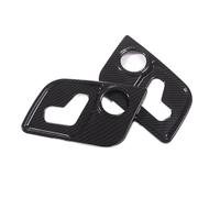 HYUOIND Garniture de Panneau de réglage latéral de siège Compatible avec Maserati Levante Ghibli Quattroporte, Accessoires de Voiture(Carbon Fiber)