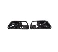 HYUOIND Garniture De Poignée De Porte Intérieure en Fibre De Carbone ABS, Compatible avec BMW Série 3 Et 4 F30 F32 F35 2013-2018, Accessoires De Voiture(2pcs Carbon Fiber)