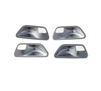 HYUOIND Garniture De Poignée De Porte Intérieure en Fibre De Carbone ABS, Compatible avec BMW Série 3 Et 4 F30 F32 F35 2013-2018, Accessoires De Voiture(4pcs Silver)