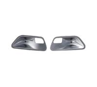 HYUOIND Garniture De Poignée De Porte Intérieure en Fibre De Carbone ABS, Compatible avec BMW Série 3 Et 4 F30 F32 F35 2013-2018, Accessoires De Voiture(2pcs Silver)