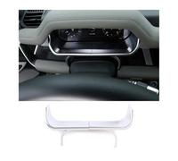 HYUOIND Lot de 2 Cadres décoratifs for Tableau de Bord de Voiture en Fibre de Carbone ABS, compatibles avec Land Rover Defender 110 130 2020-2024, Accessoires Automobiles(Silver)