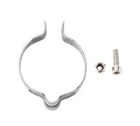 Hyuwdai Lot de 3 colliers de serrage pour cadre en acier de vélo - Accessoires de fixation de câble argentés (34,9 mm)