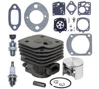 HYUYRFJR 52 mm pour kit de joint de piston de cylindre Ni-Kasil pour tronçonneuse Hus 268 272 272K 272XP 61 574331601 503758172