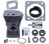 HYUYRFJR Kit de joint de piston de cylindre de 40 mm pour tronçonneuse Hus 340 345 E 350EPA pour tronçonneuse Jon CS 2141 2145 2150