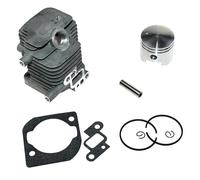 HYUYRFJR Kit de piston cylindrique compatible avec E-cho pour débroussailleuse KIO-RITZ JAK24 JAKE241 JAKE242 JAKE243 JAKE24 RM24 RME240 RME240A RME240B RME240V