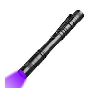 HYVCZP Lot de 1/2/3 mini lampes de poche UV LED 395 nm, mini lampe torche portable étanche, teigne d'urine d'animaux, détecteur de taches, punaises de lit, recharge des articles phosphorescents (1)