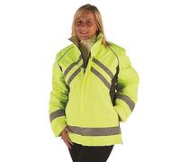 HyViz Waterproof Riding Reflective Jacket Medium Yellow