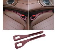 HYXBD Remplisseur D'espace Siège Voiture pour Aston Martin V8 Vantage Volante LWB Roadster V12, 2 Pièces Bande Remplissage Espace Voiture Comblants Intérieur Accessoires,C Red