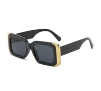 HYYZZC Lunettes de soleil carrées et rectangulaires pour femmes et hommes, idéales pour la conduite en été, style vintage, parfaites pour la pêche, modèle C1, taille unique.