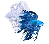 HyzaPhix 3D Betta Moule Resine Epoxy, Moulle Silicone Animaux Moulage de Statue en Cristal, Wall Art Resin Molds pour Bricolage Décoration Murale, Décor d'intérieur