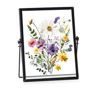 HyzaPhix Cadres Photo pour Fleur Séchée, Photo Frame, Cadre Photo Personnalisé pour Photo, Figure, Carte, Certificat, Spécimen D'usine, Cadeaux de Bricolage (noir 15x21cm)