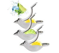 HyzaPhix Lot de 3 presse-agrumes manuels en forme d'oiseau pour orange, citron, citron vert, grenade (oiseau)