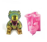 HyzaPhix Moule Dinosaure 3D, Moule Silicone Resine Epoxy Animaux, Moulage de Dino Animal Resin Molds pour Fabrication de Bijoux, Bricolage Décorations