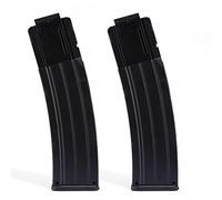 HYZH Worker Soft Bullet Magazin Lot de 22 fléchettes Quick Reload Clip Bullet Clip pour Nerf N-Strike Elite Series Jouet Fusil Transparent Noir
