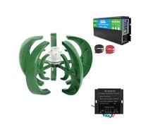 HYZHANHONG 220v, Éoliennes sans Bruit 12000w, générateur éolien, Vitesse de Vent nominale 12 m/s, 12V 24V 48V, pales en Fibre, éolienne Horizontale pour Maison, turbines énergétiques pour Chargement