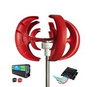 HYZHANHONG 220v, Générateur d'énergie éolienne démarrant à Une Vitesse de Vent de 2 m/s 12000w, Turbine éolienne 220V, Portable, à hélice Verticale, kit de générateur avec contrôleur