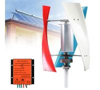 HYZHANHONG 220V, Turbine à lévitation magnétique multifonctionnelle 1000W Générateur d'éolienne à axe Vertical 12V 24V 48V avec contrôleur MPPT pour l'éclairage Public Domestique