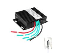 HYZHANHONG 24v, Contrôleur Hybride éolien Solaire 12 000 W, 12 V, 24 V, 48 V, 220 V, régulateur de Charge de Batterie pour générateur éolien (Noir)