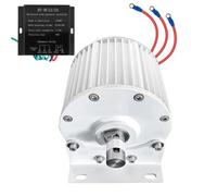 HYZHANHONG 24v, Générateur d'éolienne à Moteur électrique à Aimant Permanent de 16 000 W, alternateur AC DIY 12V-220V pour éolienne ou Turbine hydraulique (avec Socle)
