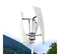 HYZHANHONG 24v, Kit d'éolienne Verticale 10000W 12V - avec contrôleur MPPT, démarrage à 2,5 m/s - pales réglables pour Maisons, fermes et Bateaux