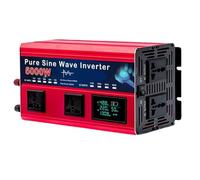 HYZHANHONG 24V to 110V,Onduleur à Onde sinusoïdale Pure 72V à 110V 5000W DC 12V-60V vers convertisseur AC 110V 220V, onduleur Solaire Haute efficacité pour Maison, Camping-Car