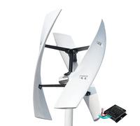 HYZHANHONG 48V, Éolienne à axe Vertical 220 V, Basse Vitesse, 3 pales, 12 V, 24 V, 48 V, avec contrôleur MPPT, pour Production d'énergie de Secours en extérieur, 3 000 W