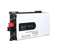 HYZHANHONG 48v to 220v,Onduleur Solaire Hybride 8000 W, 72 V CC, 60 V, 48 V, 24 V, 12 V CC vers 220V110 V CA avec écran LED onduleur sinusoïdal Pur photovoltaïque Hors réseau
