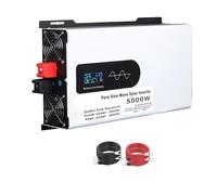 HYZHANHONG 72V to 220V 60HZ,Onduleur sinusoïdal Pur 5000 W 12 V 24 V 48 V 60 V 72 V CC vers 110 V 220 V CA, convertisseur de Tension avec écran LCD pour Maison Camping-Car Camion Camping