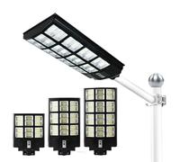 HYZHANHONG 800W, Light de Rue Solaire 600W/800W/1000W avec capteur de Mouvement, lumières Flood d'extérieur crépuscule à l'aube, éclairage de sécurité étanche IP65, Applicable aux Jardins, Cours
