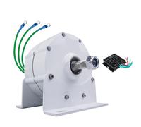 HYZHANHONG Alternateurs AC À Aimant Permanent Triphasés De 2500W sans Engrenage avec Base, Générateurs Triphasés À Haute Efficacité 12V 24V 48V 220V pour Éolienne Et Turbine Hydraulique,24v