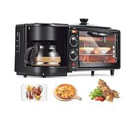 HYZHANHONG Cuisine Machine à Petit-déjeuner Trois en Un, Machine à Petit-déjeuner électrique avec marmite de 1,2 L, Surface de Cuisson de Grande capacité de 9 L et Machine à café
