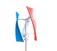 HYZHANHONG Générateur d'éolienne Vertical à énergie Nouvelle 5000W avec contrôleur 12V 24V 48V 3 pales Générateur d'éolienne Silencieux adapté aux Cours et à l'extérieur,48V