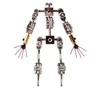 HYZHANHONG Kit d'armature pour Animation Image par Image 12-20 cm - Kit d'armature pour Figurine animée à Monter soi-même, idéal pour l'animation Image par (avec 2 Mains et 1 tête),13CM