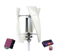 HYZHANHONG Kit de générateur d'éolienne de 10000 W - Système éolien Portable à 3 pales 12V 24V 48V avec contrôleur de Charge pour éclairage extérieur écologique,12v