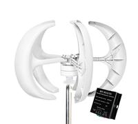 HYZHANHONG Kit de générateur d'éoliennes à axe Vertical Portable à Faible Bruit, 1000W 12V 24V 48V 5 avec contrôleur Kit d'éoliennes pour Maison et Camping,220v