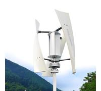 HYZHANHONG Kit de générateur éolien Portable 12V-220V avec contrôleur de Charge, éolienne silencieuse 14000W à axe Vertical pour Maisons et fermes, 48V,12v