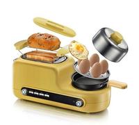 HYZHANHONG Machine à Petit-déjeuner multifonctionnelle Quatre en Un, Machine à Sandwich pour Le Petit-déjeuner à la Maison, minuterie de 0 à 60 Minutes, adaptée aux Cuisines à Domicile