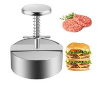 HYZHANHONG Maison Fabricant de Pains de Viande, Presse à Hamburger en Acier Inoxydable Hamburger Cafetière pour Viande, légumes, bœuf, Barbecue Barbecue Hamburger Fait Maison