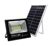 HYZHANHONG Projecteur Solaire de sécurité étanche IP67 avec Interrupteur Automatique, 500 W, Batterie 6 000 mAh, pour Cours, Pavillons, abris de Jardin, etc.