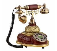 HYZHANHONG Téléphone Domestique Vintage rétro, Ligne Fixe rotative rétro Classique avec Fonction de Haut-Parleur adapté au Bureau, à la décoration d'hôtel, aux Cadeaux de Collection