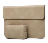 HYZUO 13,3-14 Pouces Housse Ordinateur Portable PC Sacoche pour MacBook Pro 14 M4/M3/M2/M1 Pro/Max A3401 A3185 A3112 2025-2021, MacBook Air 13,3, 13,8/13,5 Surface Laptop 7-1, avec Petit Sac, Kaki-H