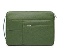 HYZUO 13,3-14 Pouces Housse pour Ordinateur Portable pour MacBook Pro 14 M5-M1, MacBook Air/Pro 13, 13,8-13,5 Surface Laptop/Book, Sacoche pour 13" HP Dell Lenovo ThinkPad Asus Samsung, Vert Herbe