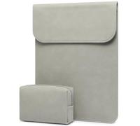 HYZUO 13,3-14 Pouces Housse pour Ordinateur Portable pour MacBook Pro 14 M5/M4/M3/M2/M1 Pro/Max A3426 A3427 2026-2021, 13,3" MacBook Air/Pro, 13,5-13,8 Surface Laptop, HP Envy 13, Gris Clair