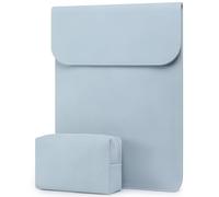 HYZUO 13,3-14 Pouces Housse pour Ordinateur Portable pour MacBook Pro 14 M5/M4/M3/M2/M1 Pro/Max A3426 A3427 2026-2021, 13,3" MacBook Air/Pro, 13,5-13,8 Surface Laptop, HP Envy 13, Bleu Pâle