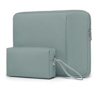 HYZUO 13,3-14 Pouces Housses pour Ordinateur Portable pour MacBook Pro 14 M5/M4/M3/M2/M1, MacBook Air/Pro 13,3, 13,5"-13,8" Surface Book/Laptop, Sacoche pour 13,3" HP Dell Lenovo ASUS, Bleu Cendré