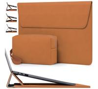 HYZUO 13" Housse pour Ordinateur Portable, Marron | pour MacBook Air 13 M5 A3449 M4 M3 M2 M1 2026-2018, 13" MacBook Neo 2026, MacBook Pro 13 M2 M1 2026-2016, Surface Pro, XPS 13